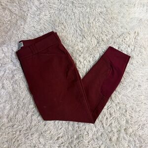 Women’s Size 34R Burgundy Dover Knee Patch Horseback Riding Breeches